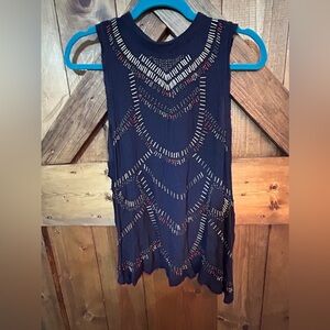 Free People Beaded Blouse